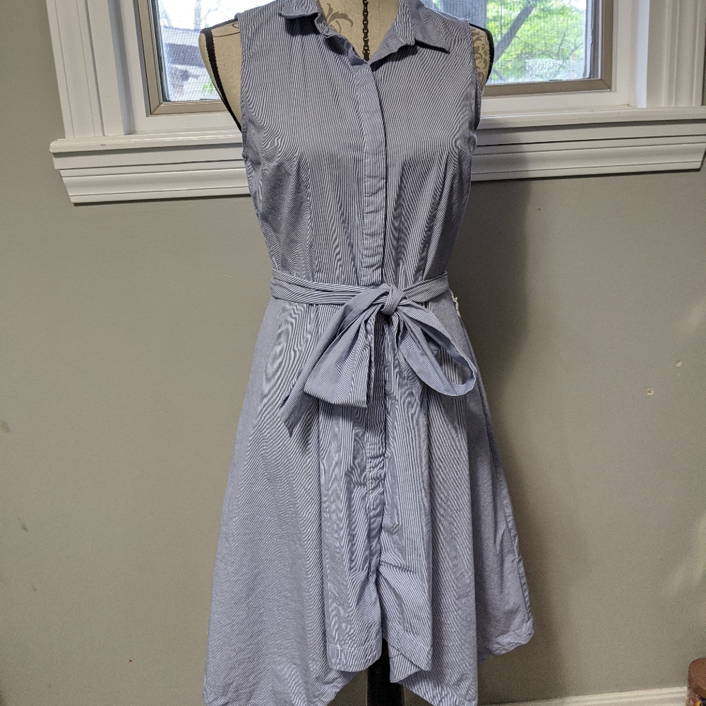 Size Small Who What Wear Pinstripe Dress